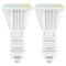 Luxrite Vertical PL LED CFL Replacement Light Bulbs 3 CCT Selectable 11W 1450LM G24/G24Q/GX24Q Base 2-Pack LR24567-2PK - alternate 1